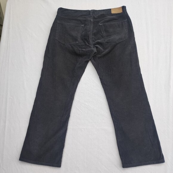 Denver Hayes corduroy casual pants men's size 36X30 black colour straight leg - Picture 3 of 14